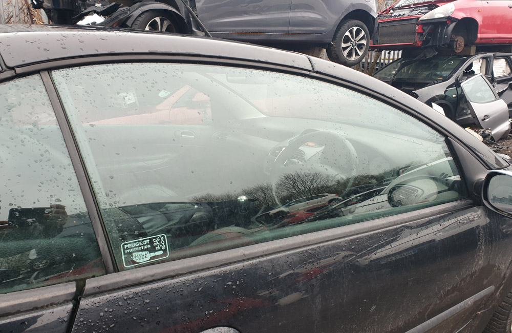 Peugeot 206 CC SE Coupe Cabriolet Door window glass driver side front